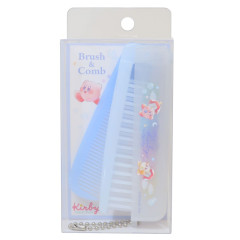 Japan Kirby Folding Compact Comb & Brush - Melty Sky