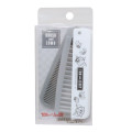 Japan Tom and Jerry Folding Compact Comb & Brush - Grey White - 1