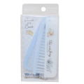 Japan Tom and Jerry Folding Compact Comb & Brush - Blue White - 1