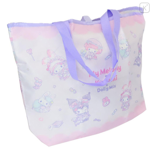 Japan Sanrio Eco Shopping Bag & Pouch - Girls / Dolly Mix - 2
