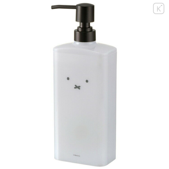 Japan Miffy Soap Dispenser Bottle - Miffy Face - 1