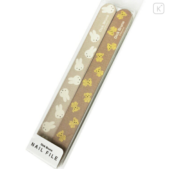 Japan Miffy Nail File Shiner Set of 2 - Miffy & Boris - 1