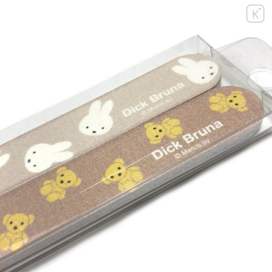 Japan Miffy Nail File Shiner Set of 2 - Miffy & Boris - 2