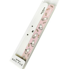 Japan Miffy Nail File Shiner Set of 2 - White & Pink