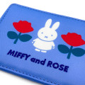 Japan Miffy Pass Case Card Holder & Reel - Rose / Puple B - 3