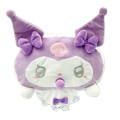 Japan Sanrio Fluffy Cushion - Kuromi / Angel Baby - 1