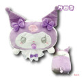 Japan Sanrio Fluffy Cushion - Kuromi / Angel Baby - 2