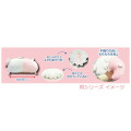 Japan Sanrio Fluffy Cushion - Kuromi / Angel Baby - 3