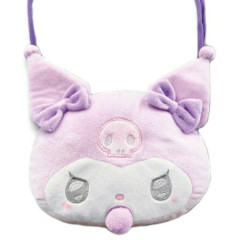 Japan Sanrio Face Pochette Should Bag - Kuromi / Angel Baby