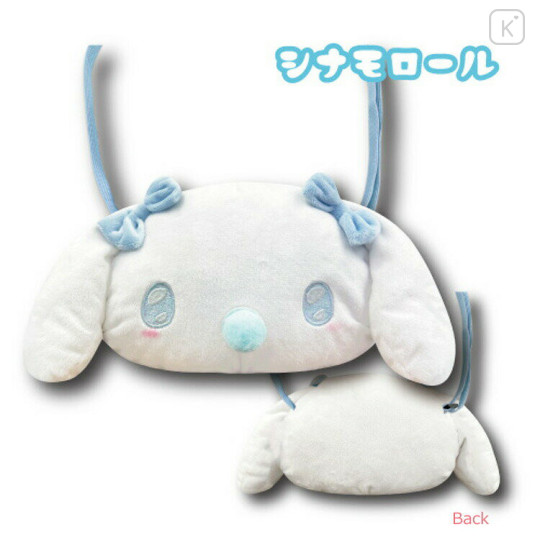 Japan Sanrio Face Pochette Should Bag - Cinnamoroll / Angel Baby - 2