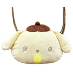 Japan Sanrio Face Pochette Should Bag - Pompompurin / Angel Baby