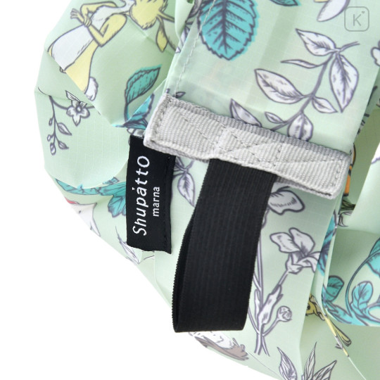 Japan Disney Store Shupatto Pocketable Bag (S) - Pooh & Friends : Green - 7