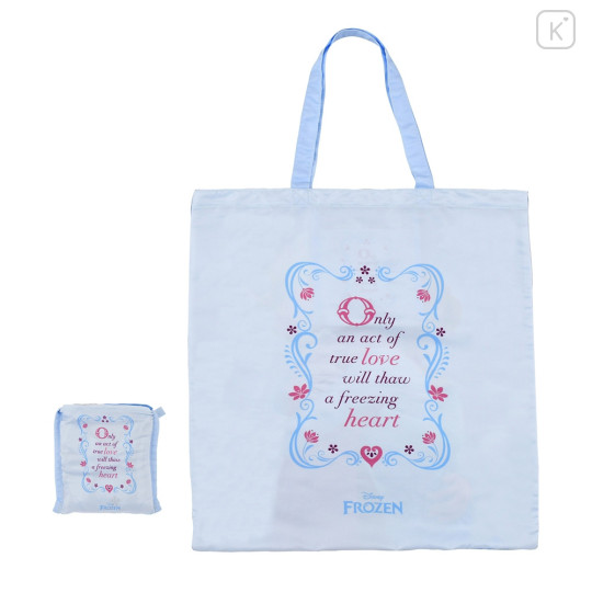 Japan Disney Store Eco Shopping Bag - Frozen Elsa & Anna - 1