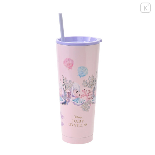 Japan Disney Store Stainless Steel Tumbler With Lid - Young Oyster - 1
