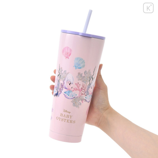 Japan Disney Store Stainless Steel Tumbler With Lid - Young Oyster - 2