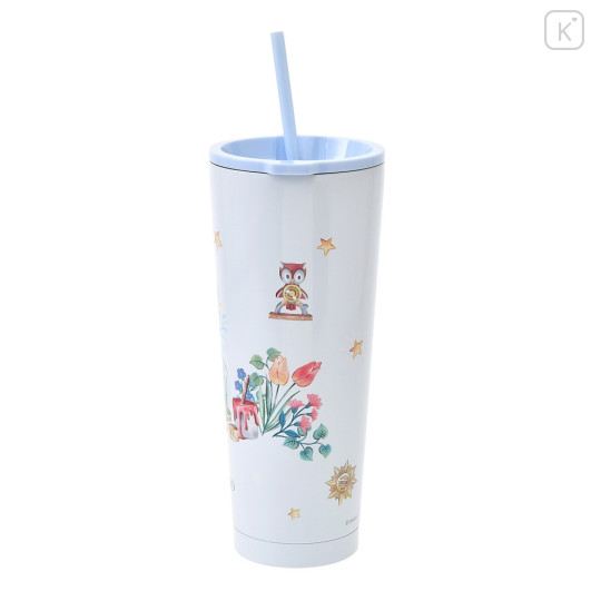 Japan Disney Store Stainless Steel Tumbler With Lid - Figaro & Cleo - 3