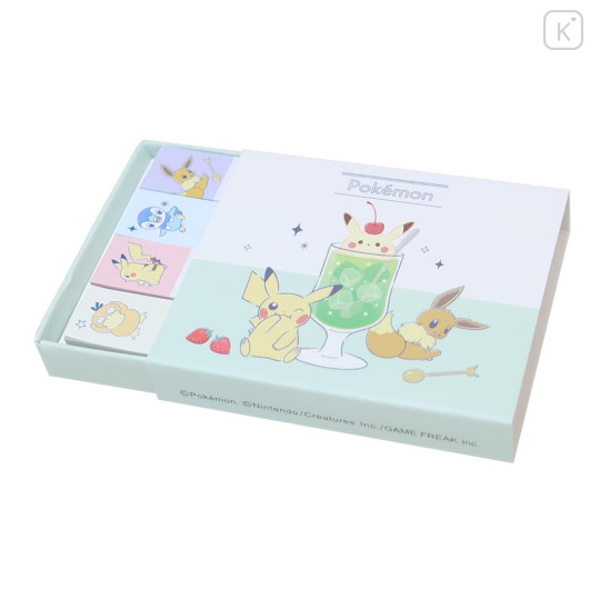 Japan Pokemon Sticky Notes -Snack Time / Makes Me Happy - 1