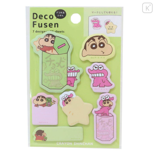 Japan Crayon Shin-chan Deco Sticky Notes - Choco - 1