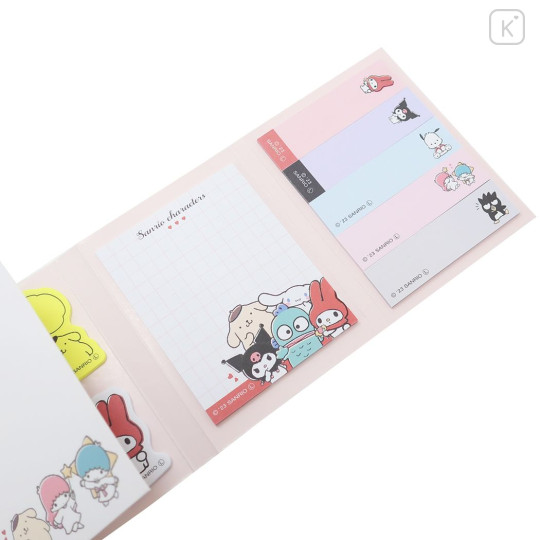 Japan Sanrio Sticky Notes with Case - Characters / Retro - 3