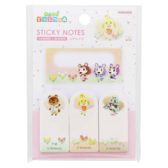 Japan Animal Crossing New Horizons Pick Fusen Sticky Notes - Characters / Pink