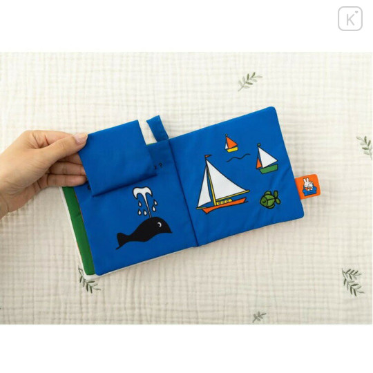 Japan Miffy Baby Cloth Picture Book - Vehicle - 3