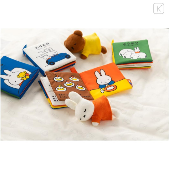 Japan Miffy Baby Cloth Picture Book - Vehicle - 4