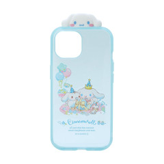 Japan Sanrio IIIIfit Frame Clear iPhone Case - Cinnamoroll / iPhone15 & iPhone14 & iPhone13
