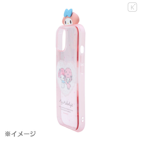 Japan Sanrio IIIIfit Frame Clear iPhone Case - Cinnamoroll / iPhone15 & iPhone14 & iPhone13 - 3