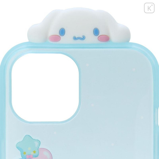 Japan Sanrio IIIIfit Frame Clear iPhone Case - Cinnamoroll / iPhone15 & iPhone14 & iPhone13 - 4