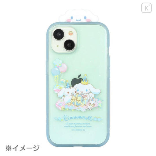 Japan Sanrio IIIIfit Frame Clear iPhone Case - Cinnamoroll / iPhone15 & iPhone14 & iPhone13 - 6