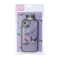 Japan Sanrio IIIIfit Frame Clear iPhone Case - Kuromi / iPhone15 & iPhone14 & iPhone13 - 2