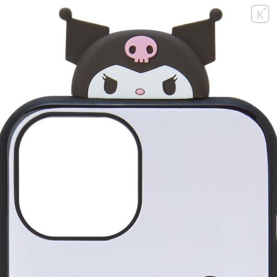 Japan Sanrio IIIIfit Frame Clear iPhone Case - Kuromi / iPhone15 & iPhone14 & iPhone13 - 4