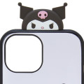 Japan Sanrio IIIIfit Frame Clear iPhone Case - Kuromi / iPhone15 & iPhone14 & iPhone13 - 4