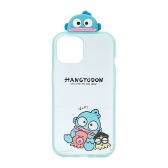 Japan Sanrio IIIIfit Frame Clear iPhone Case - Hangyodon / iPhone15 & iPhone14 & iPhone13