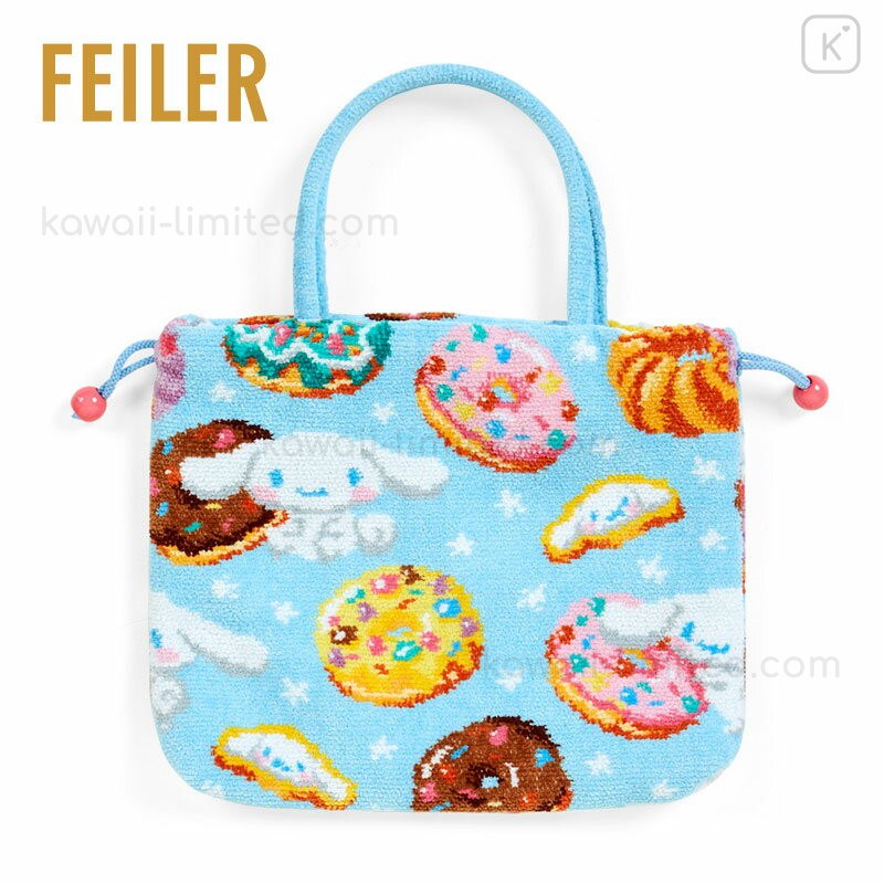 Japan Sanrio Feiler Hand Drawstring Bag - Cinnamoroll