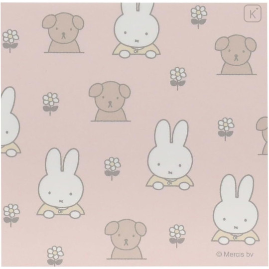 Japan Miffy Square Memo - Miffy & Snuff / Light Orange - 3