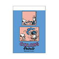 Japan Peanuts A7 Notepad - Snoopy : Kids Blue - 1