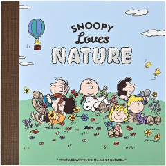 Japan Peanuts Square Memo - Snoopy & Kids / Love Nature