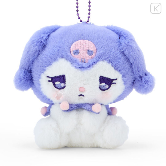 Japan Sanrio Mascot Holder - Kuromi / Expression Crying With Tear - 2