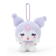 Japan Sanrio Mascot Holder - Kuromi / Expression Beaming Blush