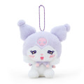 Japan Sanrio Mascot Holder - Kuromi / Expression Beaming Blush - 1