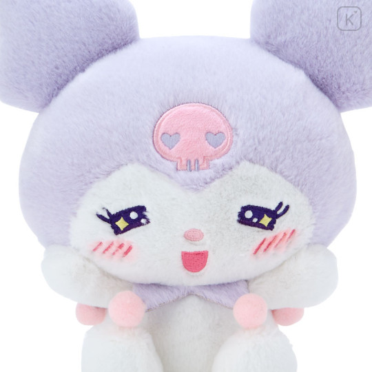 Japan Sanrio Plush Toy - Kuromi / Expression Beaming Blush - 3