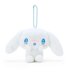 Japan Sanrio Mascot Holder - Cinnamoroll / Expression Adoring Gaze Flushed Grin