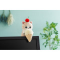 Japan Mofusand Monitor Plush Toy - Cat : Ice Cream - 2