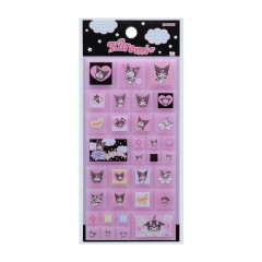 Japan Sanrio Tile Sticker - Kuromi / Y2k