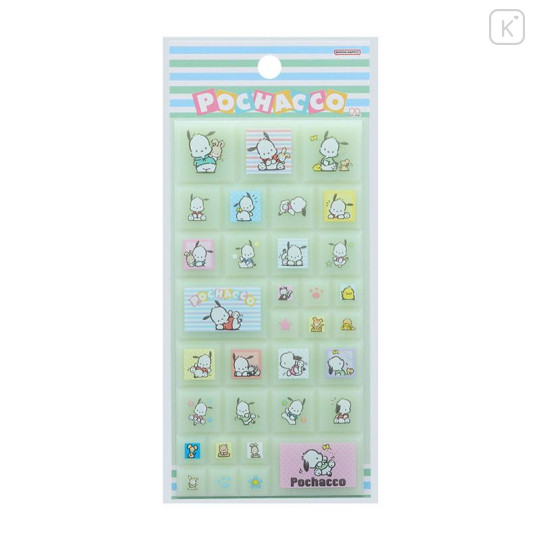 Japan Sanrio Tile Sticker - Pochacco / Y2k - 1