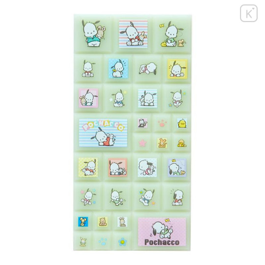 Japan Sanrio Tile Sticker - Pochacco / Y2k - 2