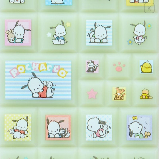 Japan Sanrio Tile Sticker - Pochacco / Y2k - 4