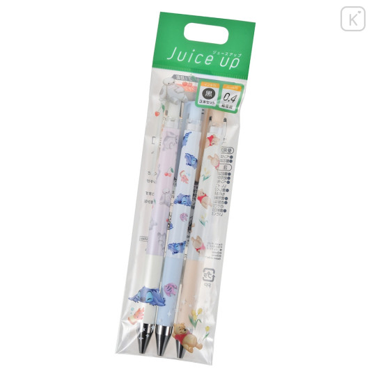 Japan Disney Store Juice Up Gel Pen 3pcs Set - Pooh & Stitch & Baymax - 1