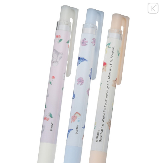 Japan Disney Store Juice Up Gel Pen 3pcs Set - Pooh & Stitch & Baymax - 6